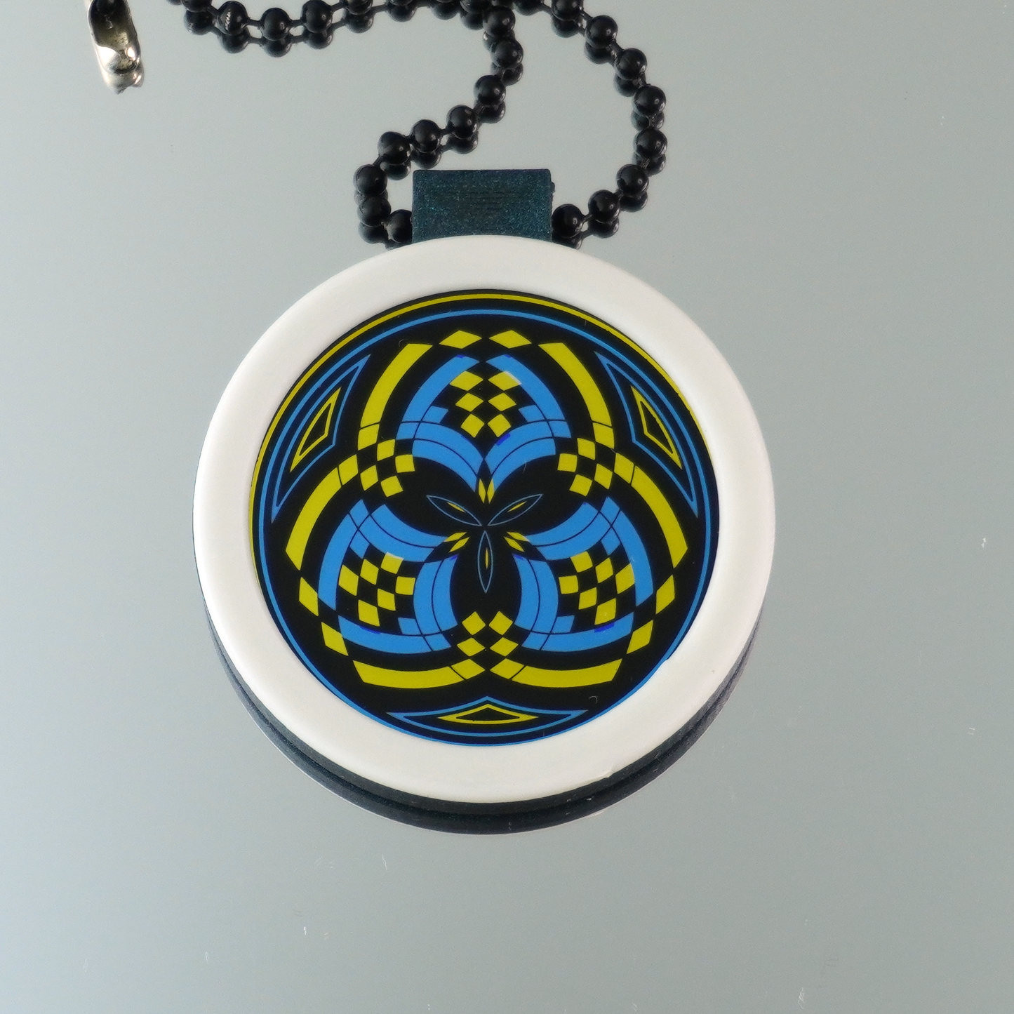 Gold over Purple Fillacello pendant V3