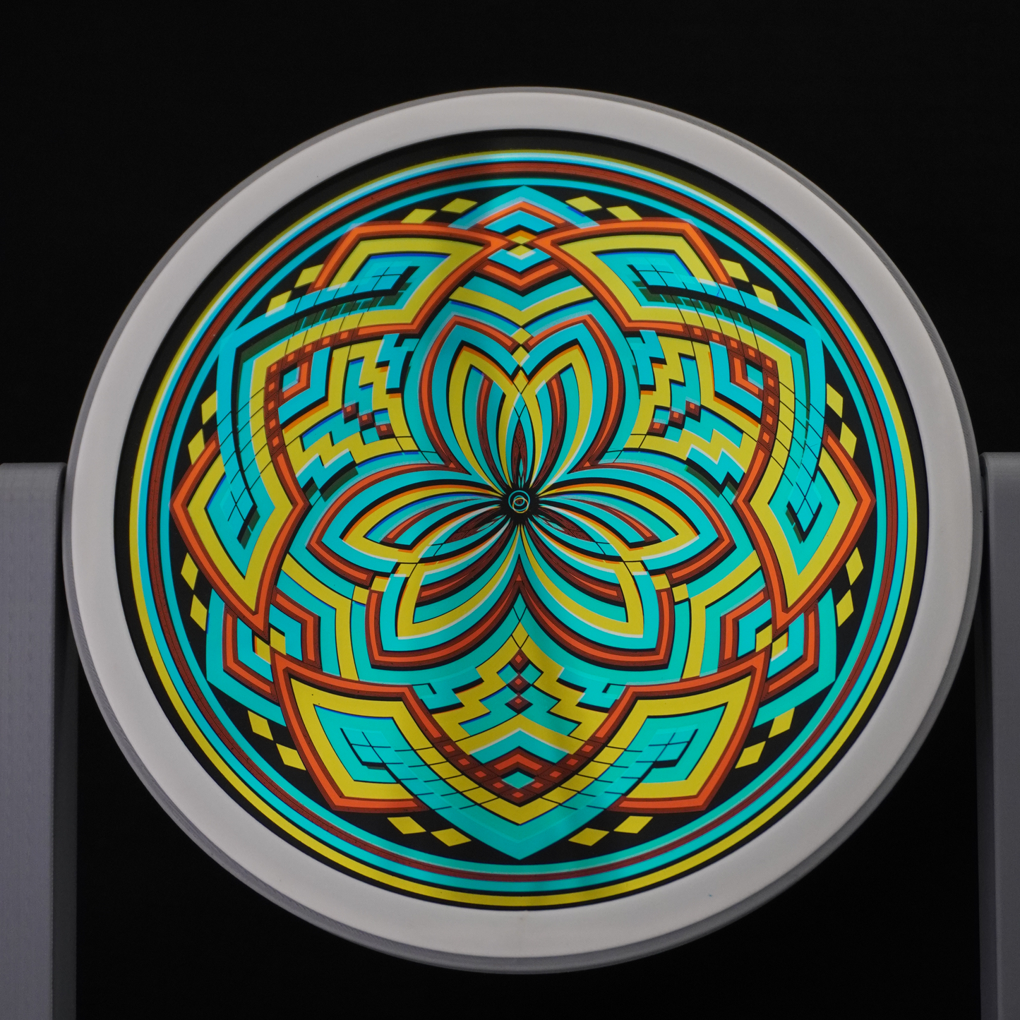 6" Fillacello Teal, Red, Gold, Teal