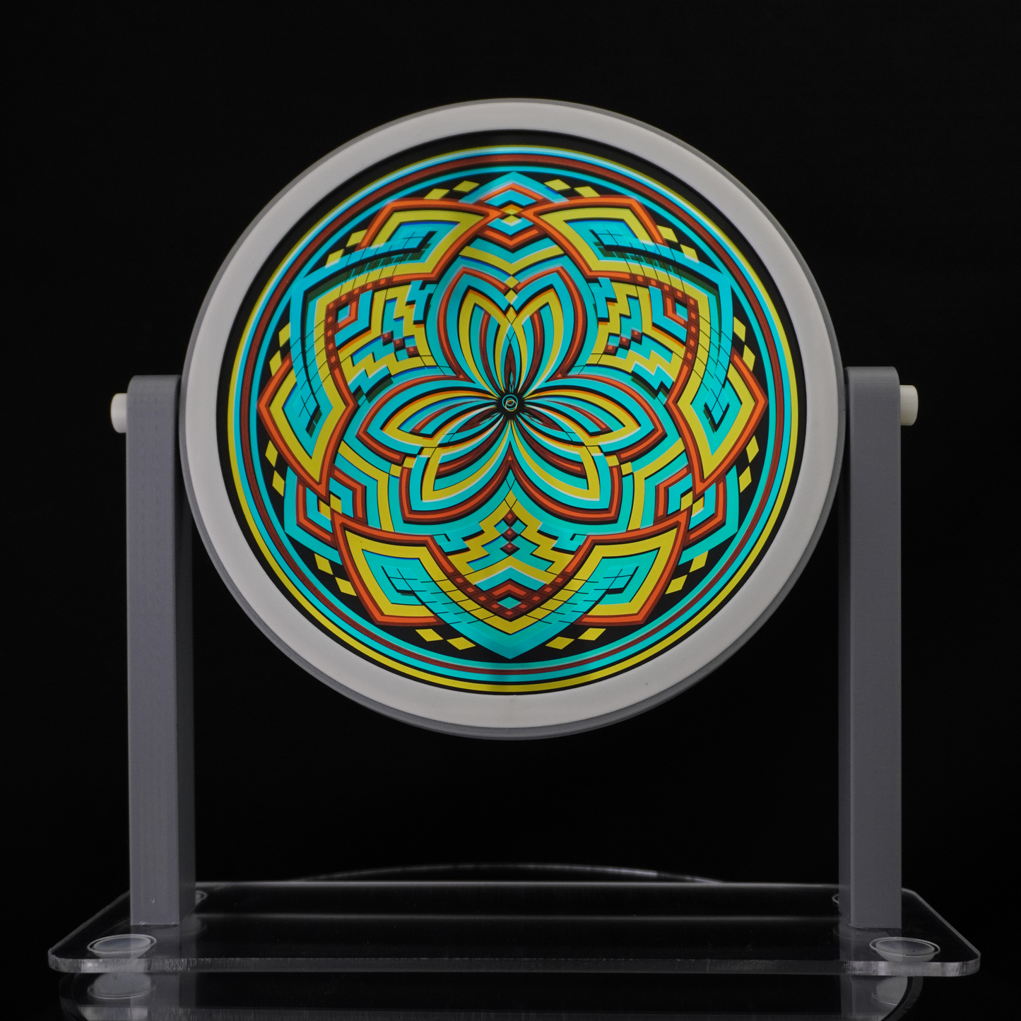 6" Fillacello Teal, Red, Gold, Teal