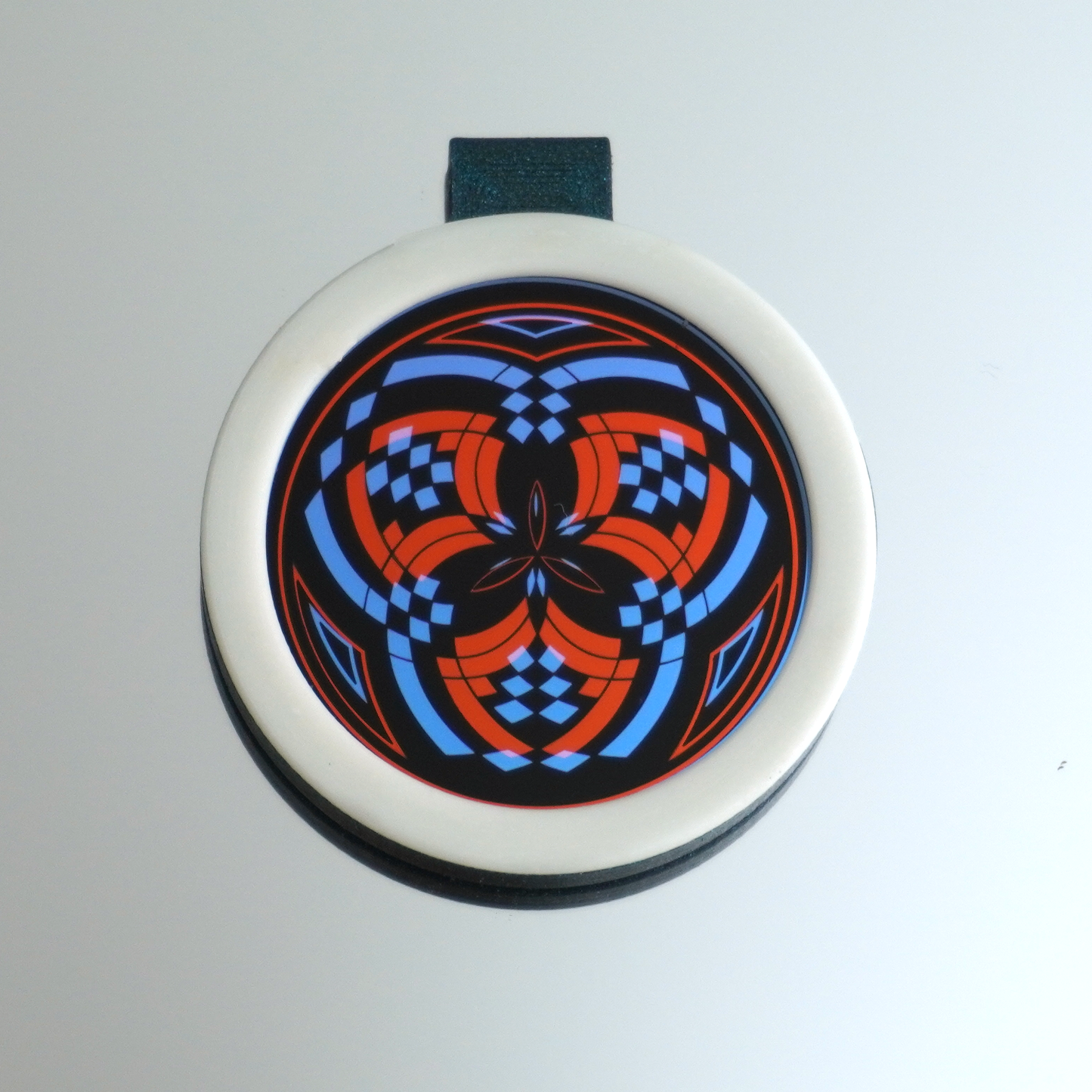 Purple over Red Fillacello pendant V3