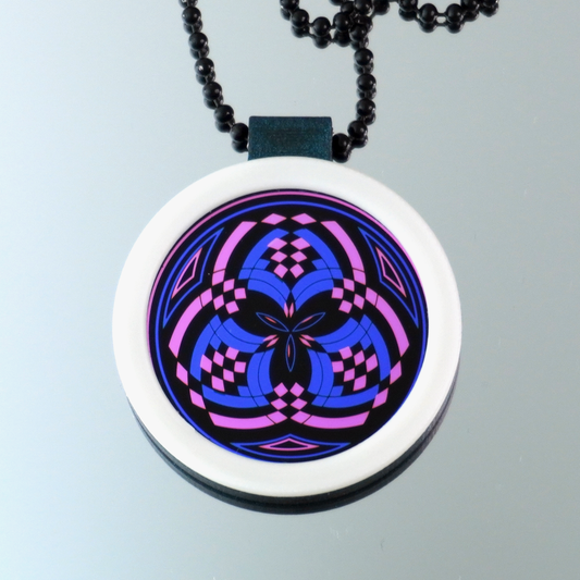 Pink over Purple Fillacello Pendant V3