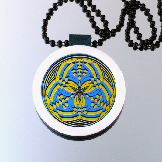 Purple over Gold Fillacello pendant V1