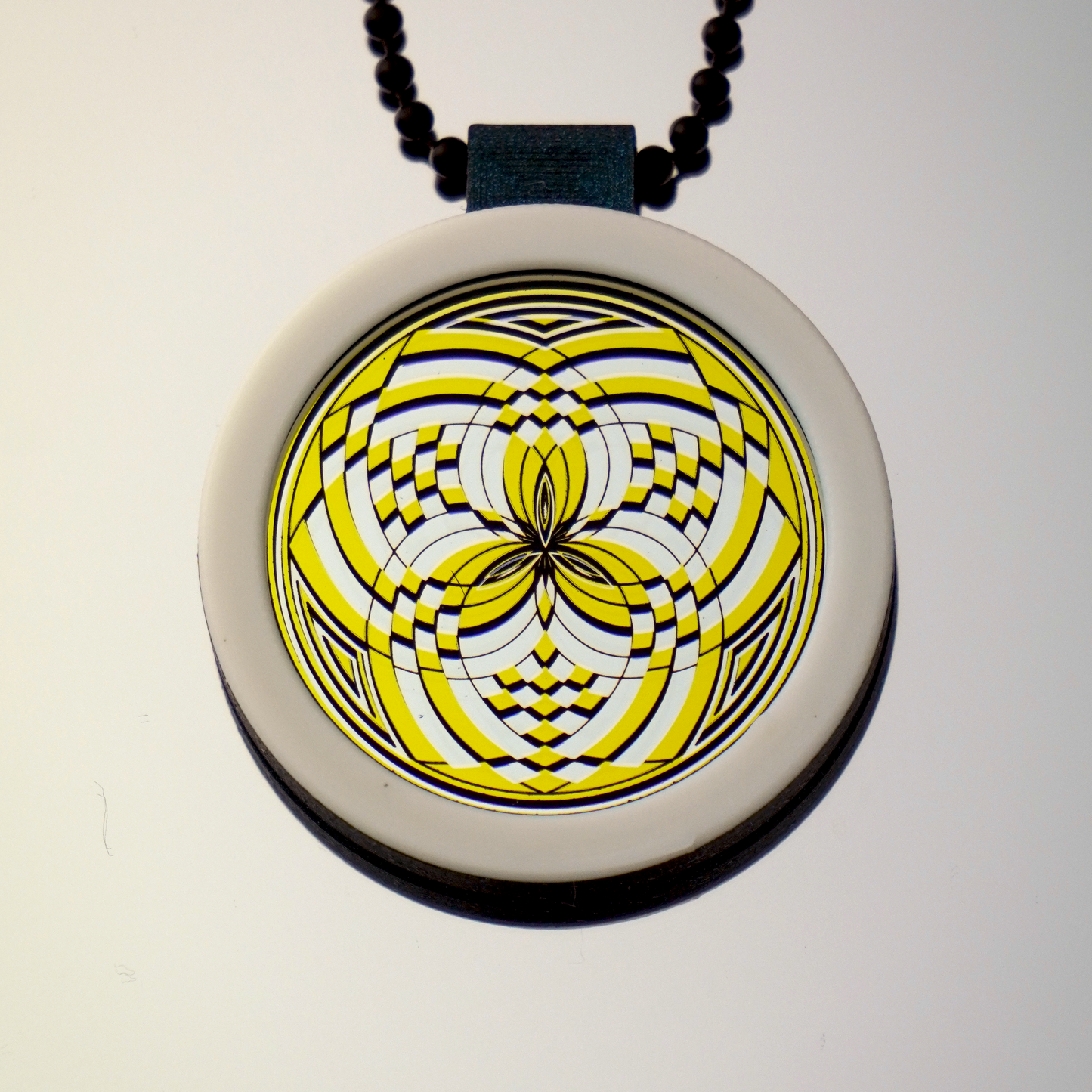 Gold over Silver Reticello pendant V1