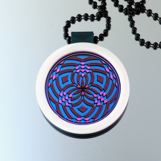 Pink over Purple Fillacello pendant V2