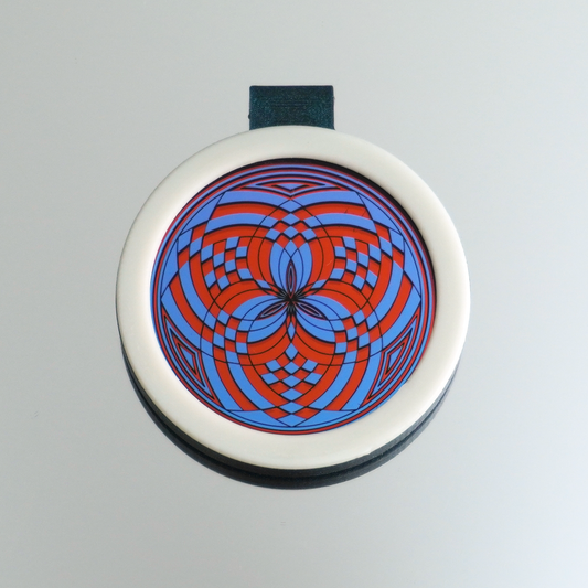 Purple over Red Fillacello pendant V1