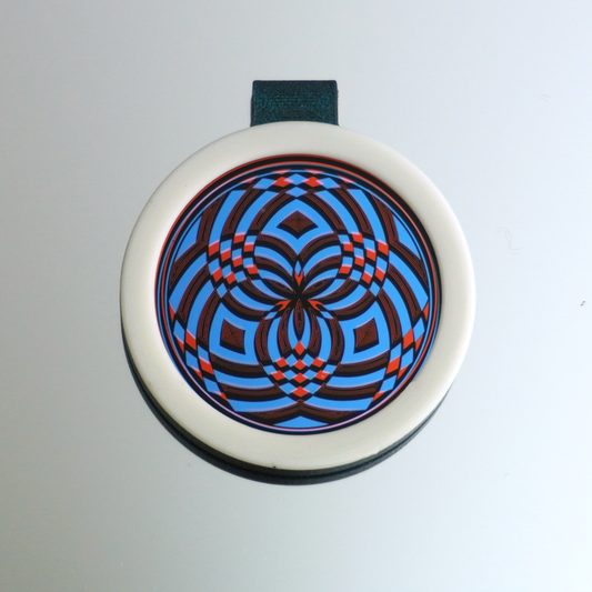 Red over Purple Fillacello pendant V2