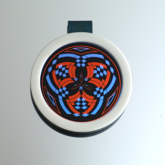 Purple over Red Fillacello pendant V3
