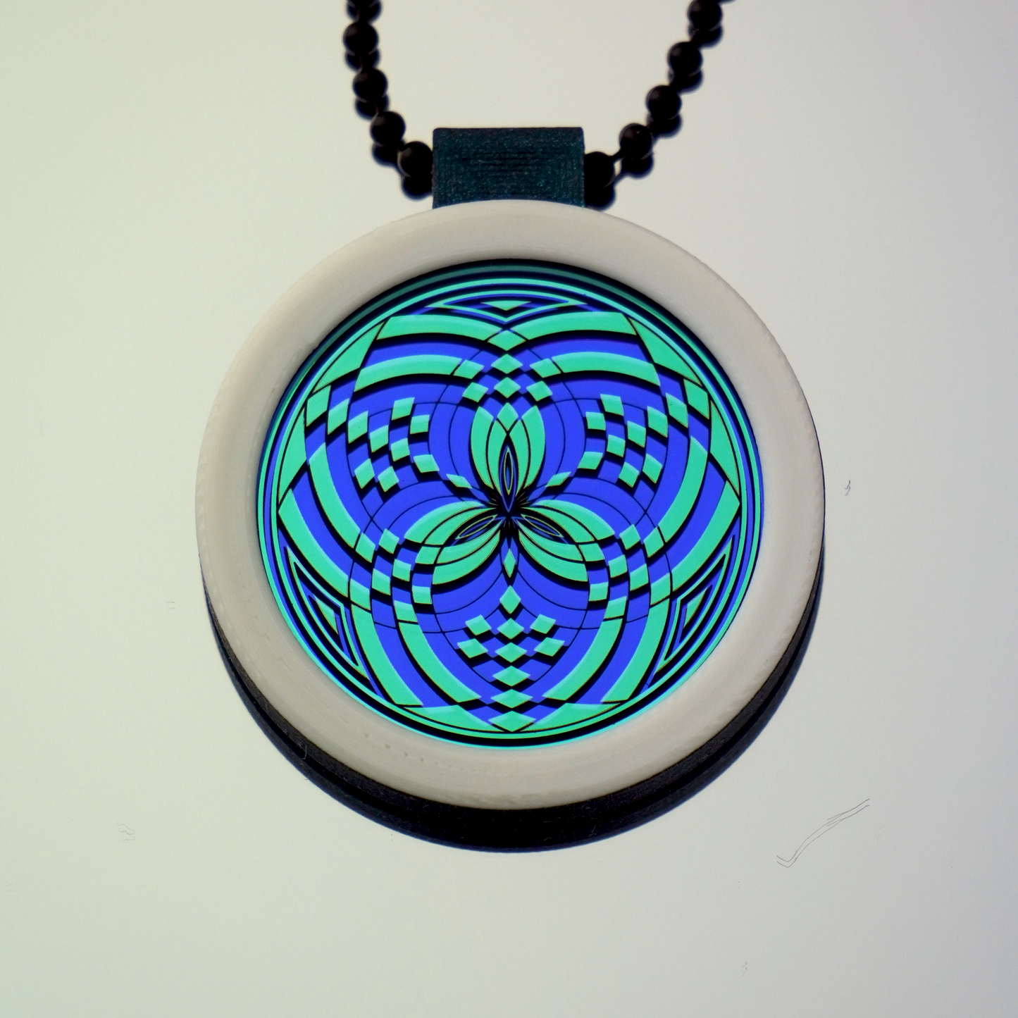 Teal over Amethyst Reticello V1